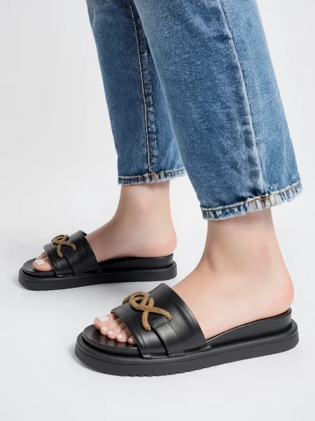 Damskie Klapki MARINA BLACK