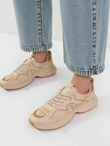 Damskie Sneakersy STELLAR – Beige 