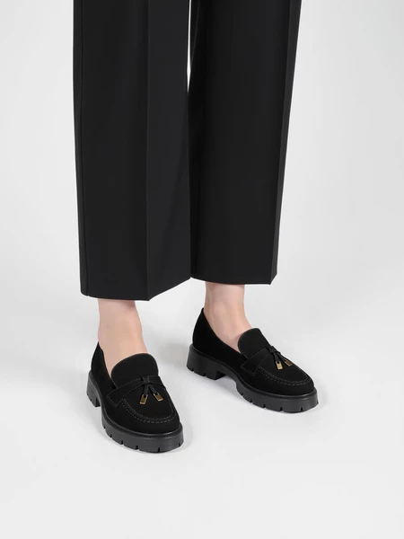 Damskie Mokasyny LOANA BLACK 