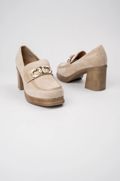 Damskie Loafersy LUX GRACE NUDE