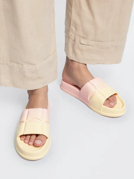 Damskie Klapki ESTRELLA PINK/CREAM