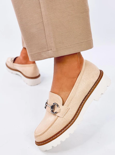 Mokasyny damskie CLAYS BEIGE