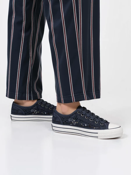 Damskie Trampki BANDANA NAVY