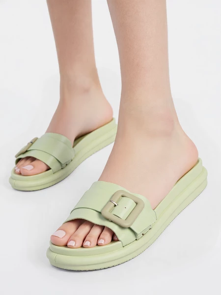 Damskie Klapki CAMILA VERDE