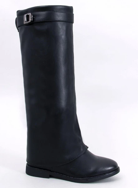 Kozaki z podwójną cholewką ANNSE BLACK