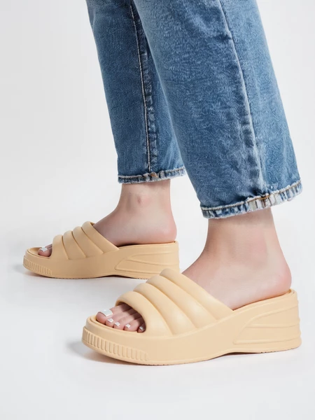 Klapki Aurora DK.BEIGE