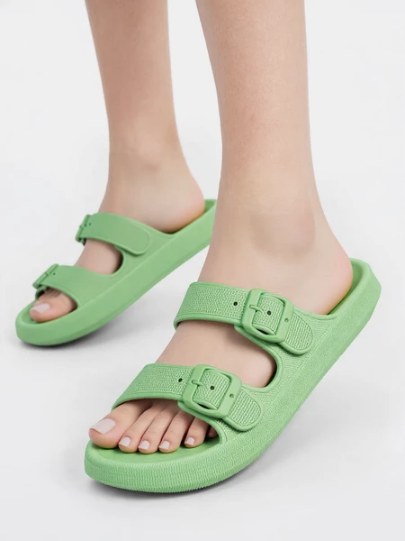 Klapki Regulowane Verdo Zielone