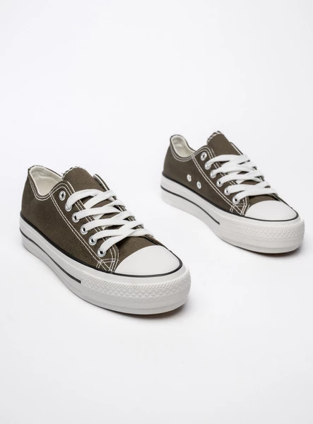 Damskie Trampki KALVAR BLACKISH GREEN