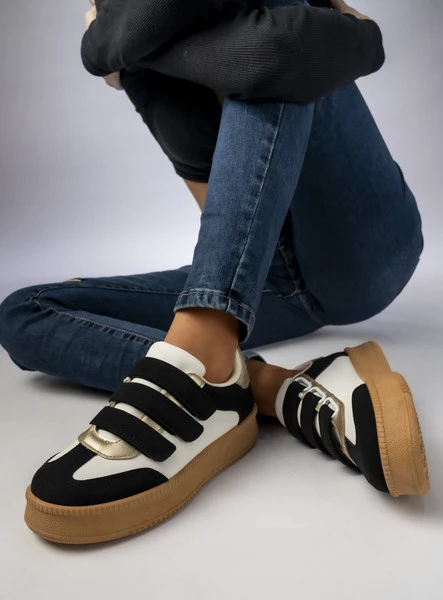 Damskie Sneakersy – Czarne AURORA BLACK