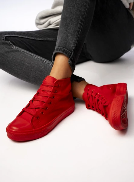 Damskie Trampki SOLIS RED