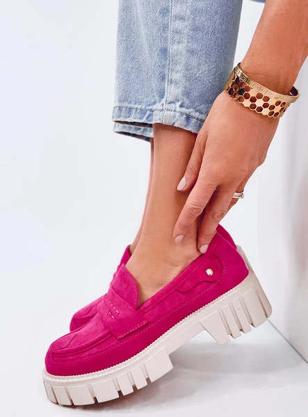 Mokasyny na platformie CHANDRA PEACH