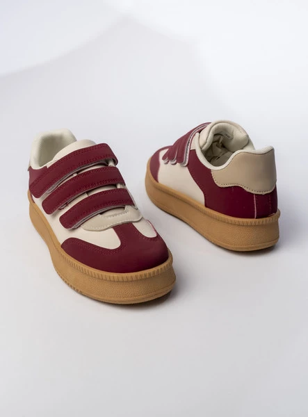 Damskie Sneakersy – Bordowe AURORA WINE