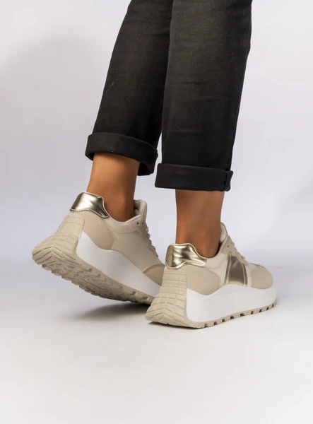 DAMSKIE SNEAKERS LIVIA BEIGE