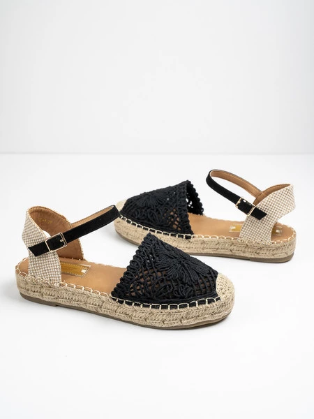 Espadryle Gama w kolorze Black