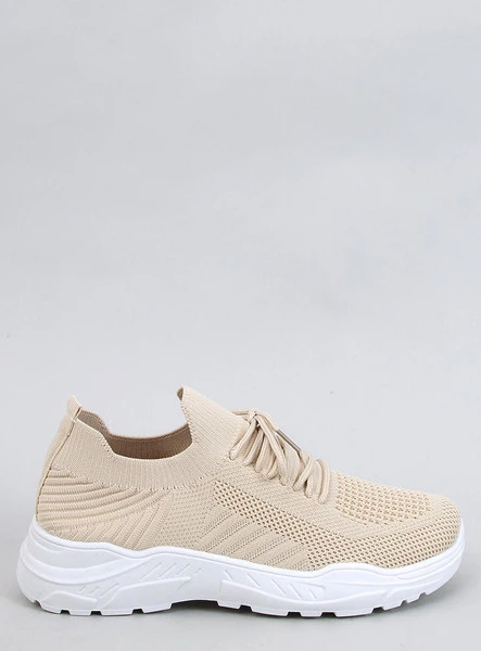 Buty sportowe skarpetkowe JAUSSA BEIGE