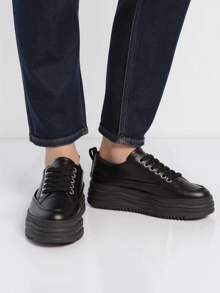 Damskie Sneakersy PLATFORMIA – Black