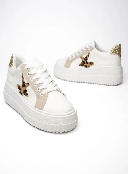 Damskie Sneakersy NOVAX – Beige 