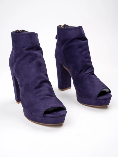 Damskie Botki NATALIA PURPLE