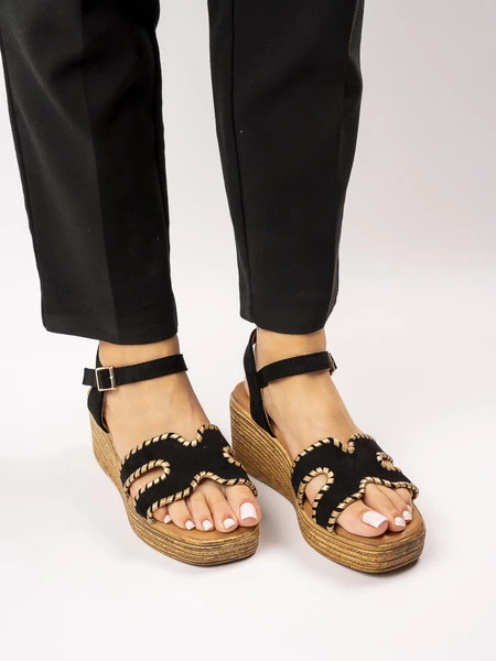 Sandały Elegant Walk BLACK