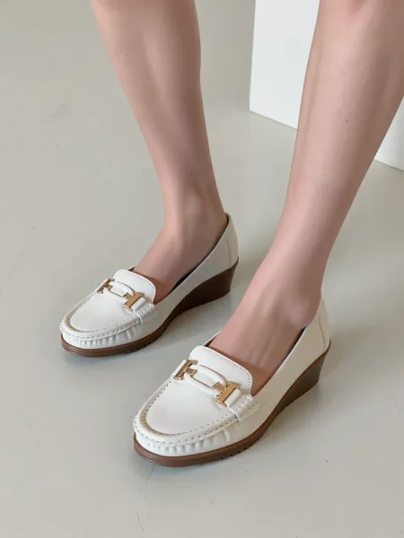 Damskie Mokasyny VELORA WHITE