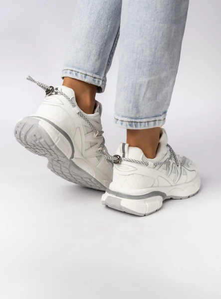 Damskie Sneakersy – Biało-Szare LUNAR WHITE/GREY