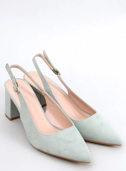 Czółenka z odkrytą piętą SOHEIL GREEN