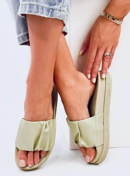 Klapki damskie ATISSA GREEN