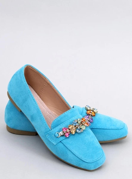 Mokasyny z cyrkoniami DAVITIAN BLUE