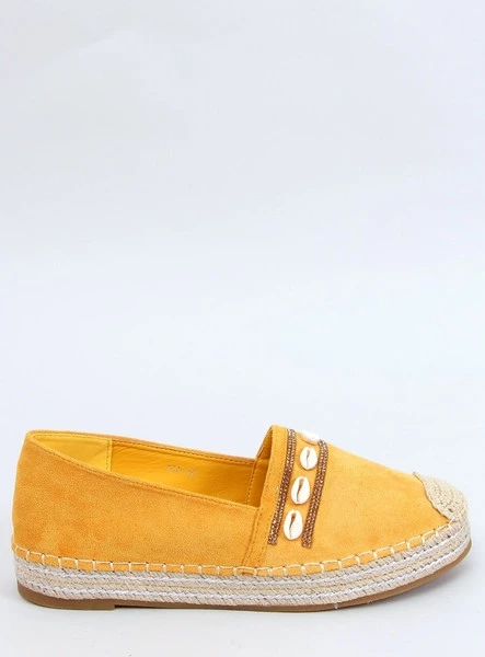 Espadryle z muszelkami OCEAN YELLOW
