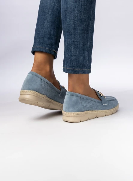 Damskie Mokasyny – Błękitne LARISA BLUE