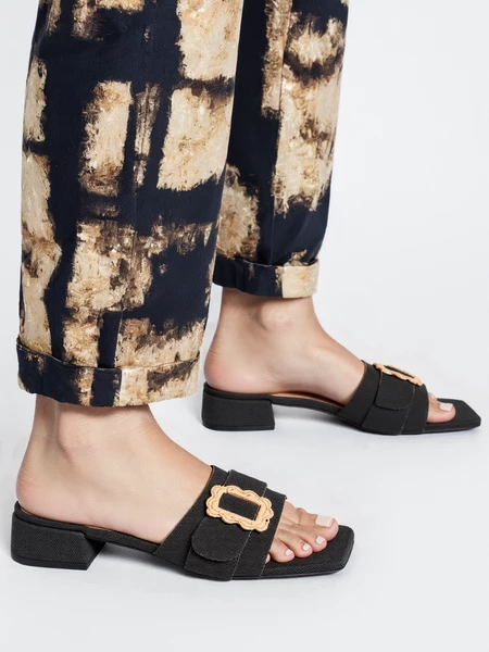 Klapki Eleganto Czarne