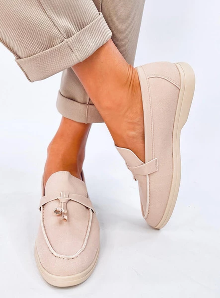 Mokasyny damskie EUNICE BEIGE