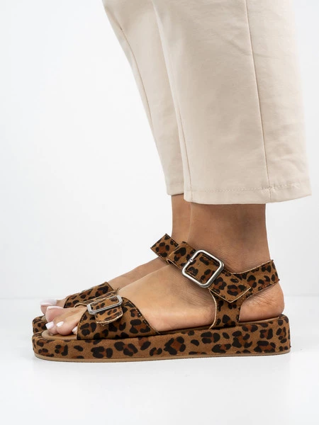 Buty damskie eleganckie w kolorze Leopard