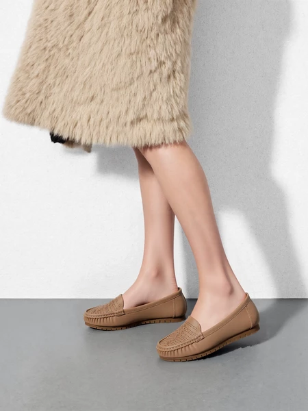 Mokasyny Naturia Beige