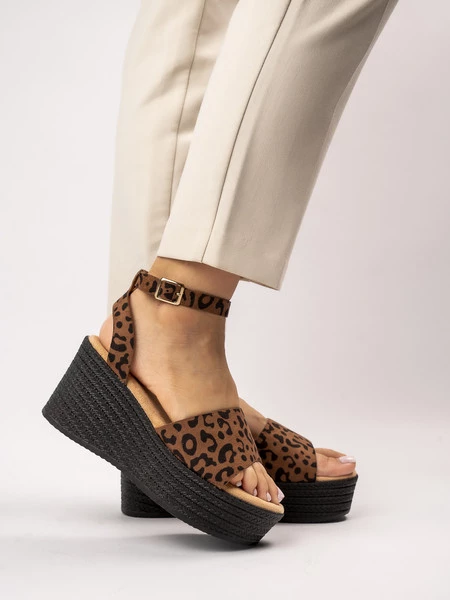 Klapki Eleganza Khaki