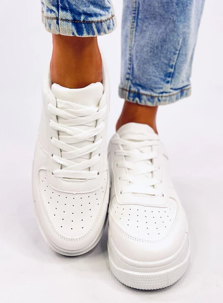 Sneakersy damskie CLEMONS ALLWHITE