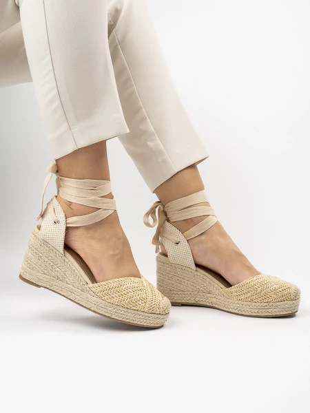 Klapki Esprito Beige