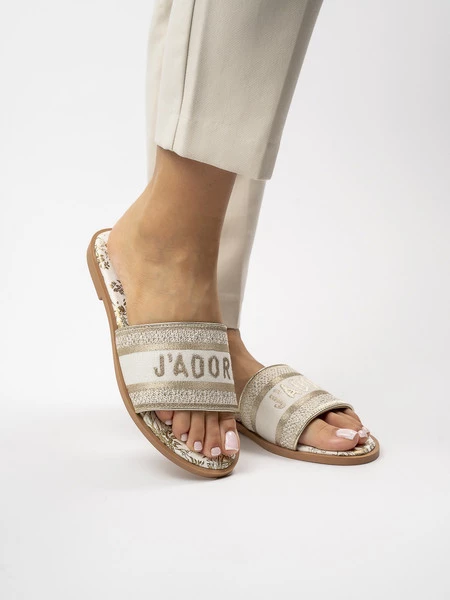 Damskie Klapki J'ADORE Gold
