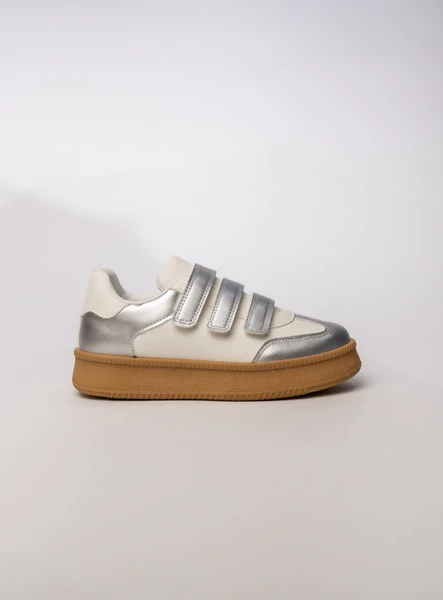 Damskie Sneakersy – Srebrne AURORA SILVER