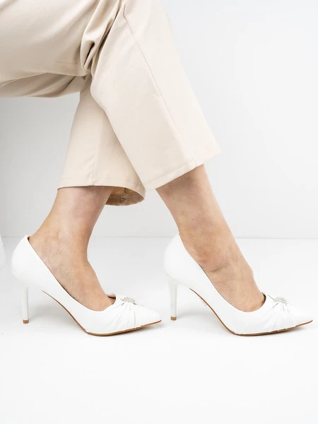 Modne Szpilki damskie - Vespera White