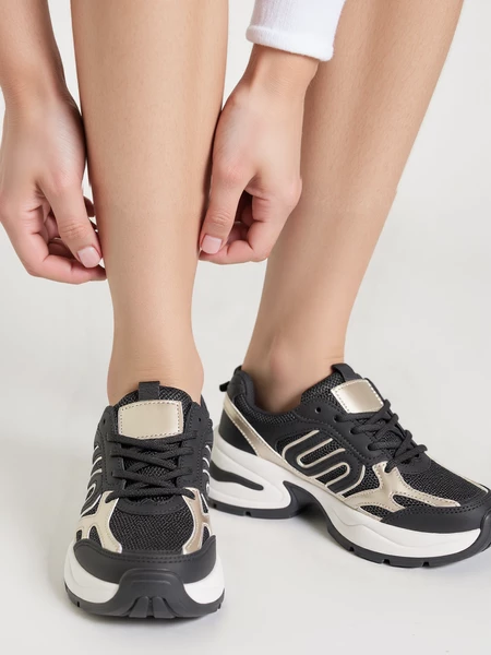 Damskie Sneakersy YNOVA BLACK 