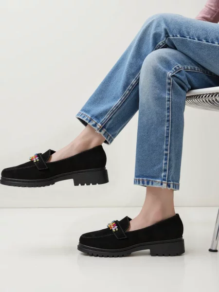 Damskie Mokasyny Ornella BLACK