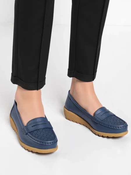 Damskie Mokasyny SIENA DARK BLUE