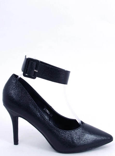 Szpilki damskie metaliczne CLAIRE BLACK