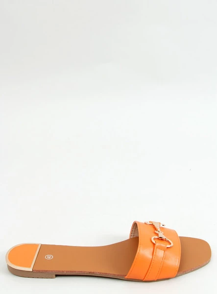 Klapki damskie GALLERY ORANGE