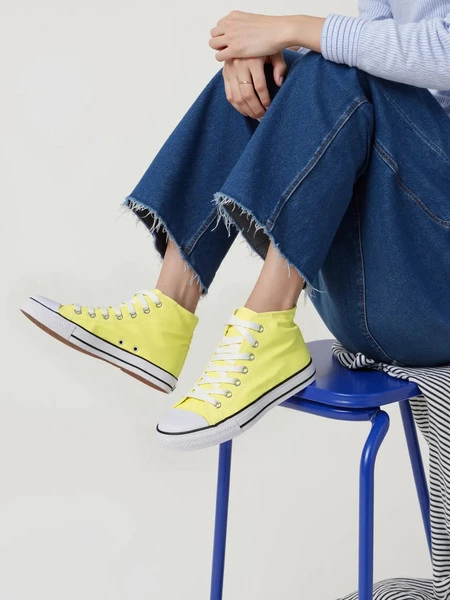 Damskie Trampki LUMINOUS YELLOW