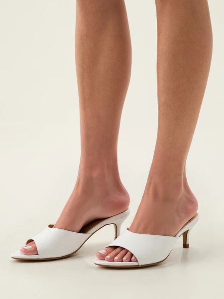 Damskie Klapki KARA WHITE