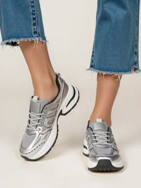 Damskie Sneakersy ARGENTO SILVER