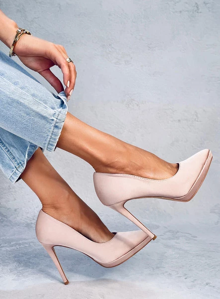 Czółenka na szpilce INNESS NUDE