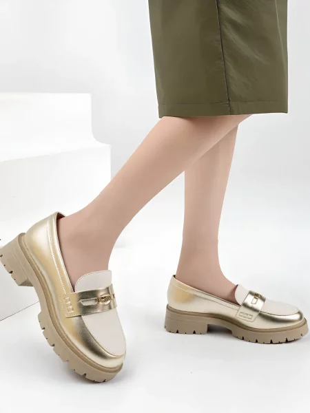 Damskie Mokasyny LUXOR GOLD
